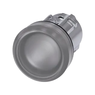 Siemens 3SU1051-6AA70-0AA0, Sirius ACT, Parlak Metal, Renksiz, Sinyal Lambası Kafası, 22mm
