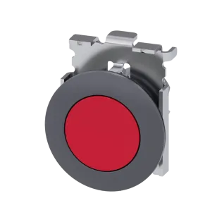 Siemens 3SU1060-0JB20-0AA0, Sirius ACT, Mat Metal, Kırmızı, Yaylı Buton Kafası, 30mm
