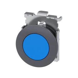 Siemens 3SU1060-0JB50-0AA0, Sirius ACT, Mat Metal, Mavi, Yaylı Buton Kafası, 30mm