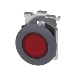 Siemens 3SU1061-0JD20-0AA0, Sirius ACT, Mat Metal, Kırmızı, Sinyal Lambası Kafası, 30mm