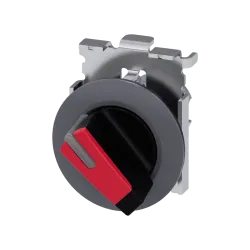 Siemens 3SU1062-2DF20-0AA0, Sirius ACT, Mat Metal, Kırmızı, Mandal Buton Kafası, 0-1 Konumlu, 30mm