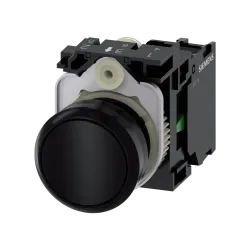 Siemens 3SU1100-0AB10-1BA0, Sirius ACT, Plastik, Siyah, Yaylı Buton, 1NA, 22mm