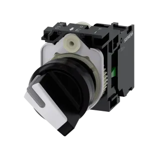 Siemens 3SU1100-2BF60-1BA0, Sirius ACT, Plastik, Siyah, Mandal Buton, 0-1 Konumlu, 1NA, 22mm