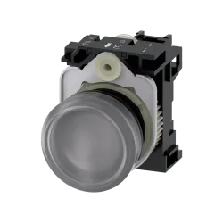 Siemens 3SU1102-6AA70-1AA0, Sirius ACT, Plastik, Renksiz, Sinyal Lambası, 24 Volt AC/DC, 22mm