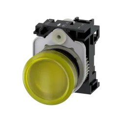 Siemens 3SU1106-6AA30-1AA0, Sirius ACT, Plastik, Sarı, Sinyal Lambası, 230 Volt AC, 22mm
