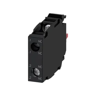 Siemens 3SU1400-1AA10-1EA0, Sentron 3KD Boy 3-5 Yük Ayırıcılar ve Sirius ACT Butonlar için Yardımcı Kontak Elemanı, 2NK