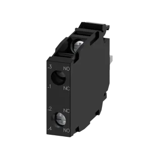 Siemens 3SU1400-1AA10-1FA0, Sentron 3KD Boy 3-5 Yük Ayırıcılar ve Sirius ACT Butonlar için Yardımcı Kontak Elemanı, 1NA+1NK