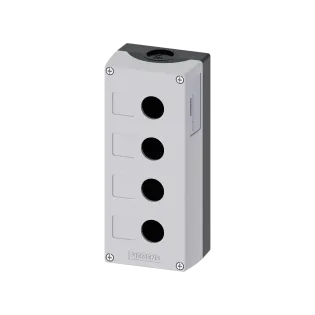 Siemens 3SU1804-0AA00-0AB1, Sirius ACT, Plastik, 4 Adet 22mm Buton İçin Boş Buton Kutusu