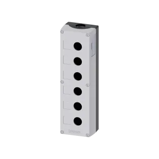 Siemens 3SU1806-0AA00-0AB1, Sirius ACT, Plastik, 6 Adet 22mm Buton İçin Boş Buton Kutusu