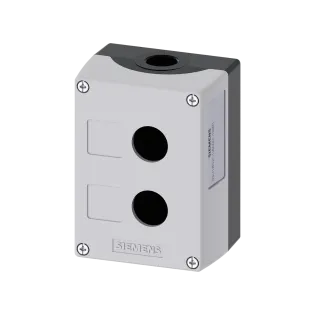 Siemens 3SU1852-0AA00-0AB1, Sirius ACT, Metal, 2 Adet 22mm Buton İçin Boş Buton Kutusu