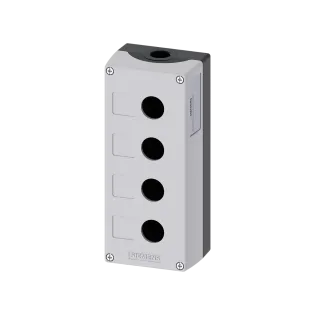 Siemens 3SU1854-0AA00-0AB1, Sirius ACT, Metal, 4 Adet 22mm Buton İçin Boş Buton Kutusu