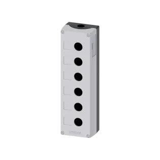 Siemens 3SU1856-0AA00-0AB1, Sirius ACT, Metal, 6 Adet 22mm Buton İçin Boş Buton Kutusu