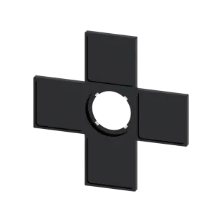 Siemens 3SU1900-0AM10-0AA0, Sirius ACT, 4 Yönlü Joystick için Etiket Tutucu