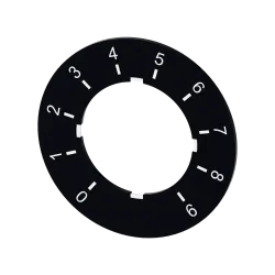 Siemens 3SU1900-0BG16-0RT0, Sirius ACT, Potansiyometre için Etiket, 0-9 Yazılı