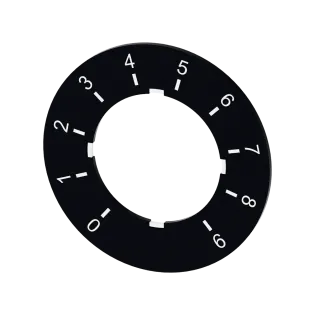 Siemens 3SU1900-0BG16-0RT0, Sirius ACT, Potansiyometre için Etiket, 0-9 Yazılı