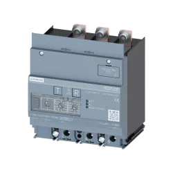 Siemens 3VA9113-0RL21, Sentron 3VA, 3VA1 160 Amper 3 Kutuplu Kompakt Şalterler için RCD520B Toprak Kaçağı Koruma Modülü, Tip B 30mA-5A, Tip B+ 30mA-300mA