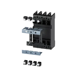 Siemens 3VA9114-0KP00, Sentron 3VA, 3VA11 4 Kutuplu Kompakt Şalterler için Soketli Şalter Dönüşüm Komple Kiti
