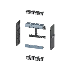 Siemens 3VA9124-0KD10, Sentron 3VA, 3VA20-3VA22 4 Kutuplu Kompakt Şalterler için Çekmeceli Şalter Bıçaklı Kontak Dönüşüm Kiti