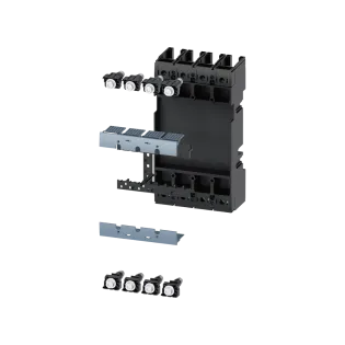 Siemens 3VA9124-0KP00, Sentron 3VA, 3VA20-3VA22 4 Kutuplu Kompakt Şalterler için Soketli Şalter Dönüşüm Komple Kiti