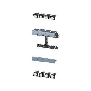Siemens 3VA9124-0KP10, Sentron 3VA, 3VA20-3VA22 4 Kutuplu Kompakt Şalterler için Soketli Şalter Bıçaklı Kontak Dönüşüm Kiti