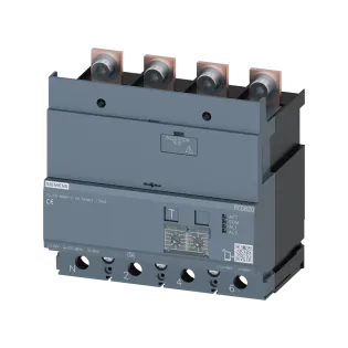 Siemens 3VA9124-0RL30, Sentron 3VA, 3VA2 100-160 Amper 4 Kutuplu Kompakt Şalterler için RCD820 Toprak Kaçağı Koruma Modülü, 30mA-300mA