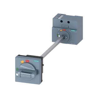 Siemens 3VA9157-0FK21, Sentron 3VA, 3VA11 Kompakt Şalterler için Uzatmalı Kumanda Kolu Kiti, Gri, IP30
