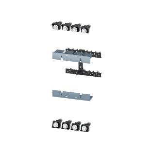 Siemens 3VA9214-0KP10, Sentron 3VA, 3VA12 4 Kutuplu Kompakt Şalterler için Soketli Şalter Bıçaklı Kontak Dönüşüm Kiti