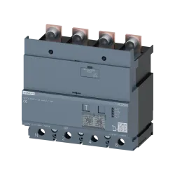 Siemens 3VA9224-0RL30, Sentron 3VA, 3VA2 250 Amper 4 Kutuplu Kompakt Şalterler için RCD820 Toprak Kaçağı Koruma Modülü, 30mA-300mA