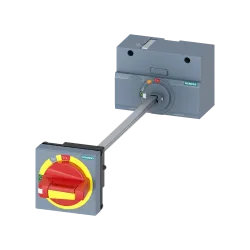 Siemens 3VA9257-0FK25, Sentron 3VA, 3VA12 Kompakt Şalterler için Uzatmalı Kumanda Kolu Kiti, Sarı-Kırmızı, IP30