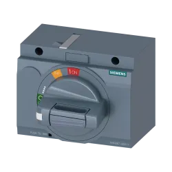 Siemens 3VA9267-0EK11, Sentron 3VA, 3VA21-3VA22 Kompakt Şalterler için Doğrudan Kumanda Kolu Kiti, Gri, IP30