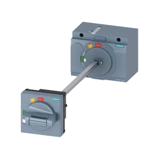 Siemens 3VA9267-0FK21, Sentron 3VA, 3VA21-3VA22 Kompakt Şalterler için Uzatmalı Kumanda Kolu Kiti, Gri, IP30