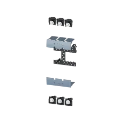 Siemens 3VA9323-0KP10, Sentron 3VA, 3VA13-3VA14 ve 3VA23-3VA24 3 Kutuplu Kompakt Şalterler için Soketli Şalter Bıçaklı Kontak Dönüşüm Kiti