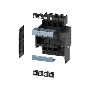 Siemens 3VA9324-0KD00, Sentron 3VA, 3VA13-3VA14 ve 3VA23-3VA24 4 Kutuplu Kompakt Şalterler için Çekmeceli Şalter Dönüşüm Komple Kiti