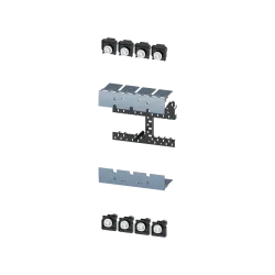Siemens 3VA9324-0KP10, Sentron 3VA, 3VA13-3VA14 ve 3VA23-3VA24 4 Kutuplu Kompakt Şalterler için Soketli Şalter Bıçaklı Kontak Dönüşüm Kiti
