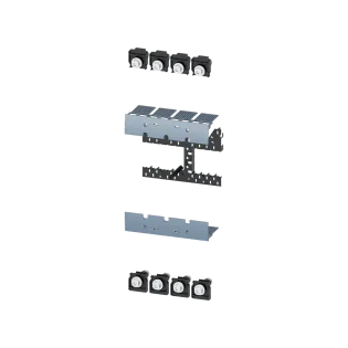 Siemens 3VA9324-0KP10, Sentron 3VA, 3VA13-3VA14 ve 3VA23-3VA24 4 Kutuplu Kompakt Şalterler için Soketli Şalter Bıçaklı Kontak Dönüşüm Kiti