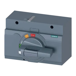 Siemens 3VA9467-0EK11, Sentron 3VA, 3VA13-3VA14 ve 3VA23-3VA24 Kompakt Şalterler için Doğrudan Kumanda Kolu Kiti, Gri, IP30