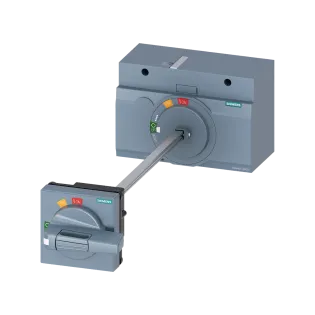 Siemens 3VA9467-0FK21, Sentron 3VA, 3VA13-3VA14 ve 3VA23-3VA24 Kompakt Şalterler için Uzatmalı Kumanda Kolu Kiti, Gri, IP30