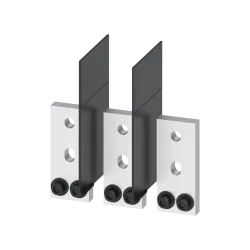 Siemens 3VA9603-0QB00, Sentron 3VA, 3VA15 ve 3VA25 3 Kutuplu Kompakt Şalterler için Bara Bağlantı Parçası Seti, 3 Bara ve 2 Faz Ayırıcı Plaka