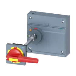 Siemens 3VA9687-0FK25, Sentron 3VA, 3VA15-3VA26 Kompakt Şalterler için Uzatmalı Kumanda Kolu Kiti, Sarı-Kırmızı, IP30