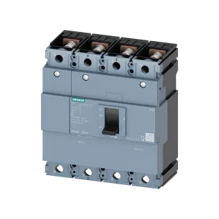 Siemens 3VM1220-3ED42-0AA0, Sentron 3VM, 200 Amper, 4 Kutuplu, 25 kA, Kompakt Şalter, 3VM12, TM210