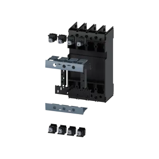 Siemens 3VM9114-0KP00, Sentron 3VM, 3VM10-3VM11 4 Kutuplu Kompakt Şalterler için Soketli Şalter Dönüşüm Komple Kiti