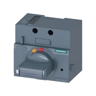 Siemens 3VM9117-0EK21, Sentron 3VM, 3VM10 Kompakt Şalterler için Doğrudan Kumanda Kolu Kiti, Standart, Gri, Kapı Kilitli, IP30