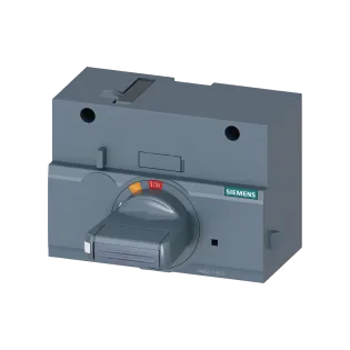 Siemens 3VM9217-0EK21, Sentron 3VM, 3VM12 Kompakt Şalterler için Doğrudan Kumanda Kolu Kiti, Standart, Gri, Kapı Kilitli, IP30