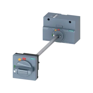 Siemens 3VM9217-0FK21, Sentron 3VM, 3VM12 Kompakt Şalterler için Uzatmalı Kumanda Kolu Kiti, 300mm Mil Uzunluğu, 75x75mm Kol ve Montaj Plakası, IP65