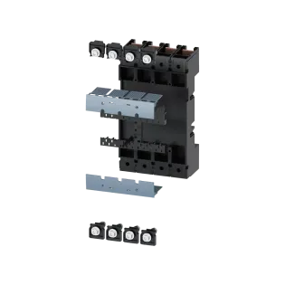Siemens 3VM9314-0KP00, Sentron 3VM, 3VM13-3VM14 4 Kutuplu Kompakt Şalterler için Soketli Şalter Dönüşüm Komple Kiti