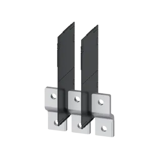Siemens 3VM9483-0QB00, Sentron 3VM, 3VM13-3VM14 3 Kutuplu Sabit Kompakt Şalterler için Önden Bara Bağlantı Parçası