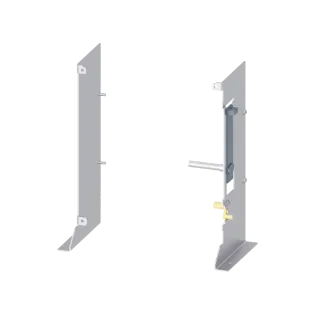 Siemens 3VW9011-0BB52, Sentron 3VA27, Yandan Mekanik Kilit için Yan Duvar Seti, Zemine Montaj