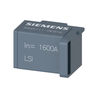 Siemens 3WA9111-0EB16, Sentron 3WA, Açık Tip Güç Şalterleri için Nominal İşletme Akım Modülü, 1600 Amper, Boy I-II-III Uyumlu