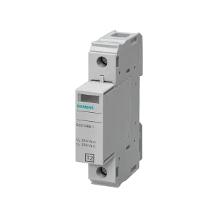Siemens 5SD7461-0, Sentron 5SD, Kartuşlu Tip, AG Parafudr, 1 Kutuplu, Tip 2, C Sınıfı, 20 kA