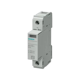 Siemens 5SD7481-0, Sentron 5SD, Kartuşlu Tip, AG Parafudr, 1 Kutuplu, Tip 2, C Sınıfı, 20 kA